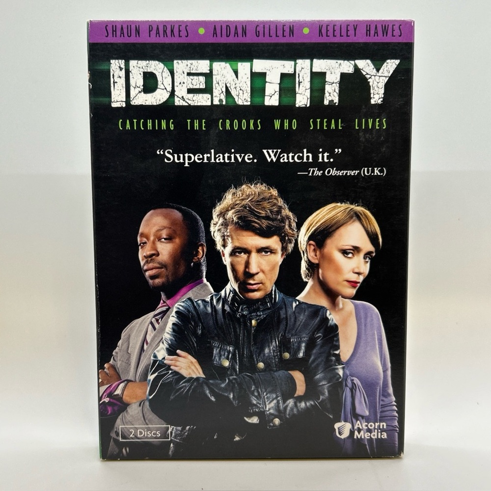 DVD Identity Acorn British TV Police Crime Drama Suspense Thriler Parkes Gillen